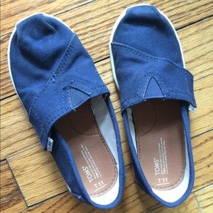 Kids Toms - Navy Blue - Size 11